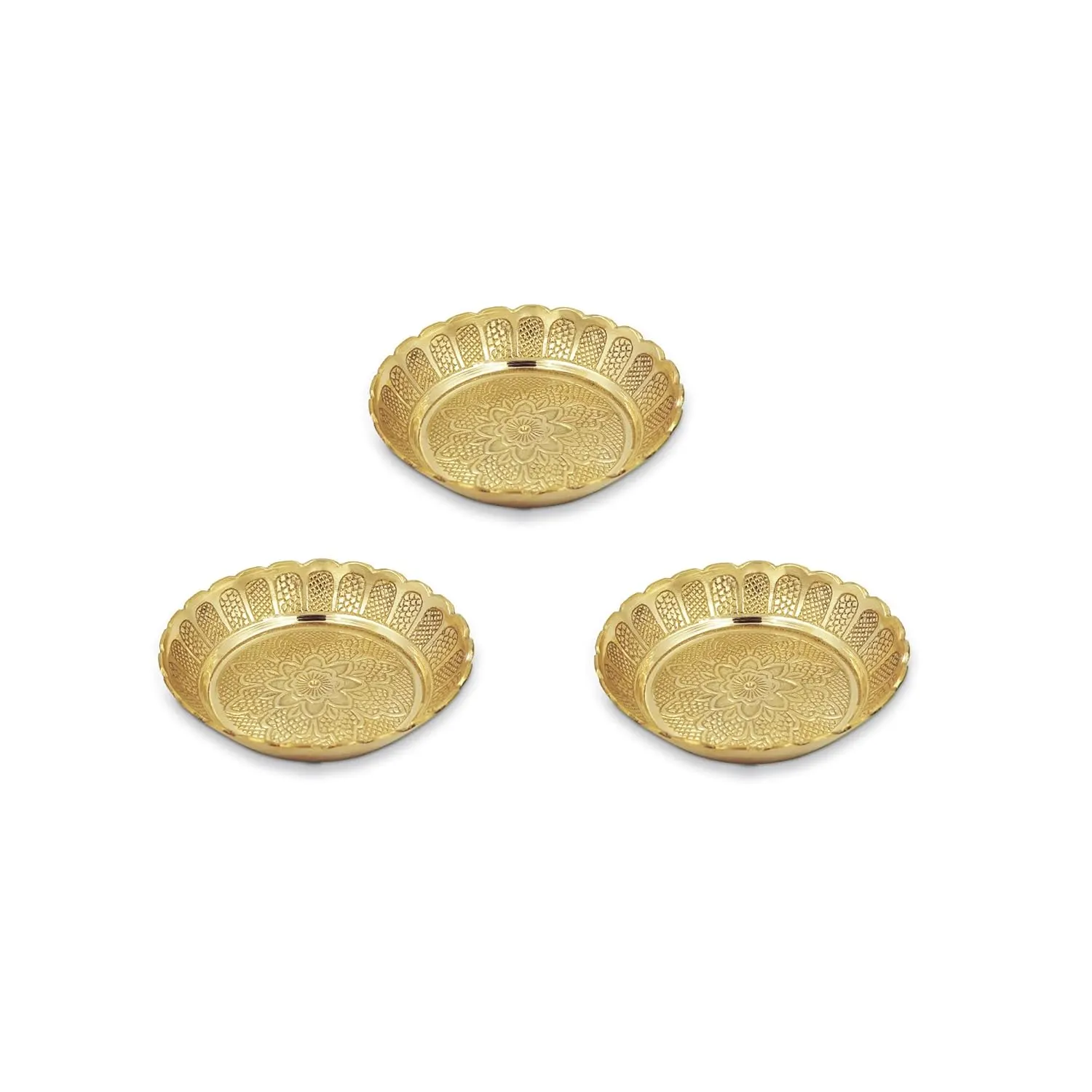 nakshi brass pooja plate 7