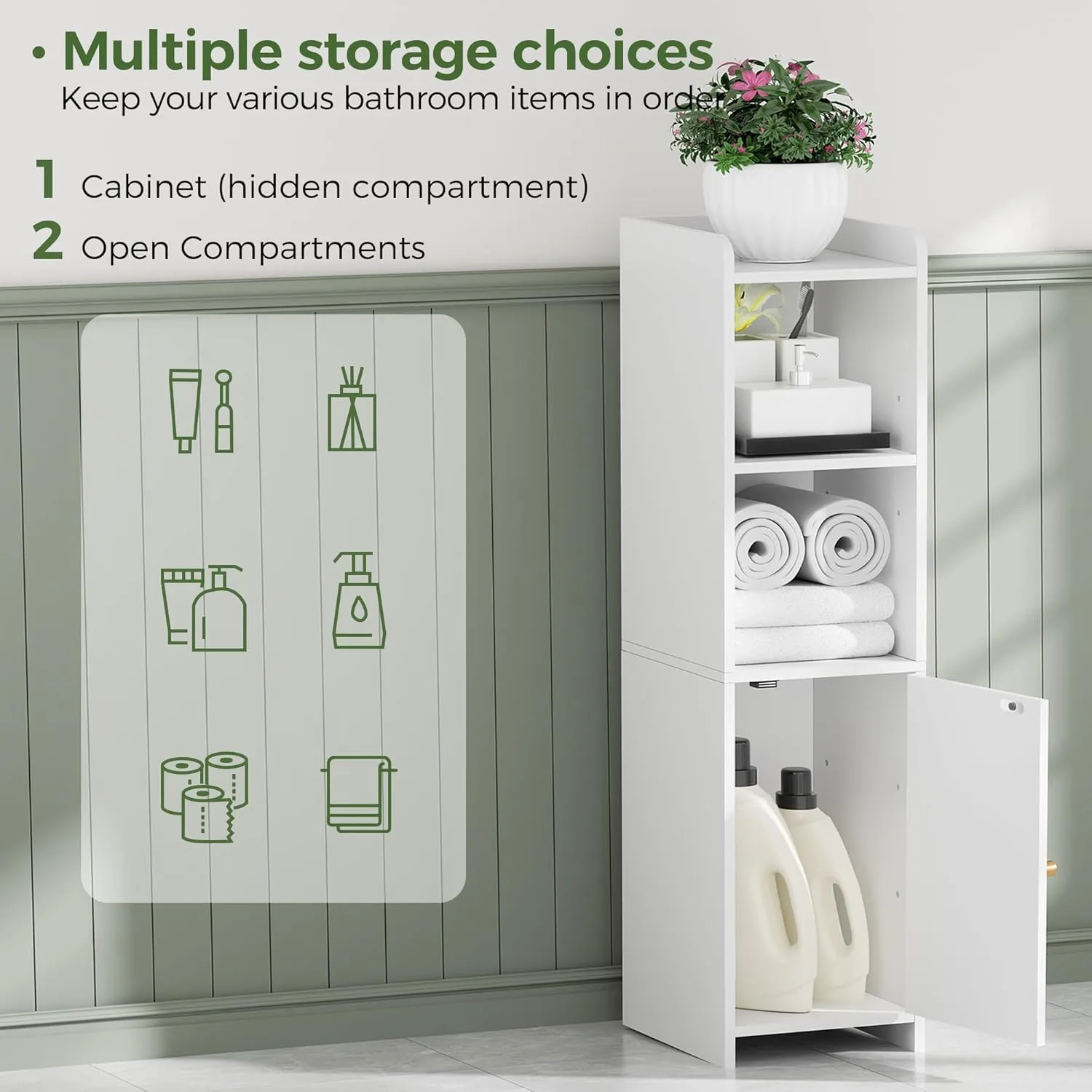 narrow bathroom organizer 7