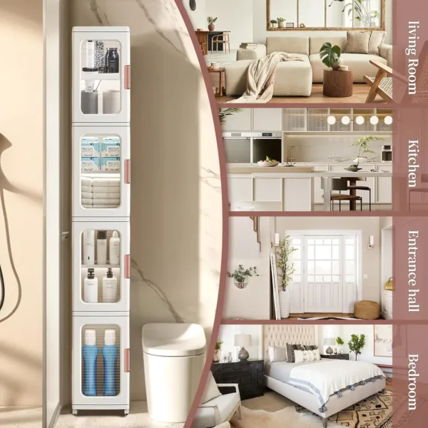 narrow storage cabinet 4