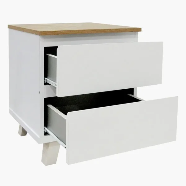 nightstand 2 drawer 3