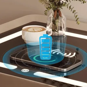 nightstand charging station lock 3