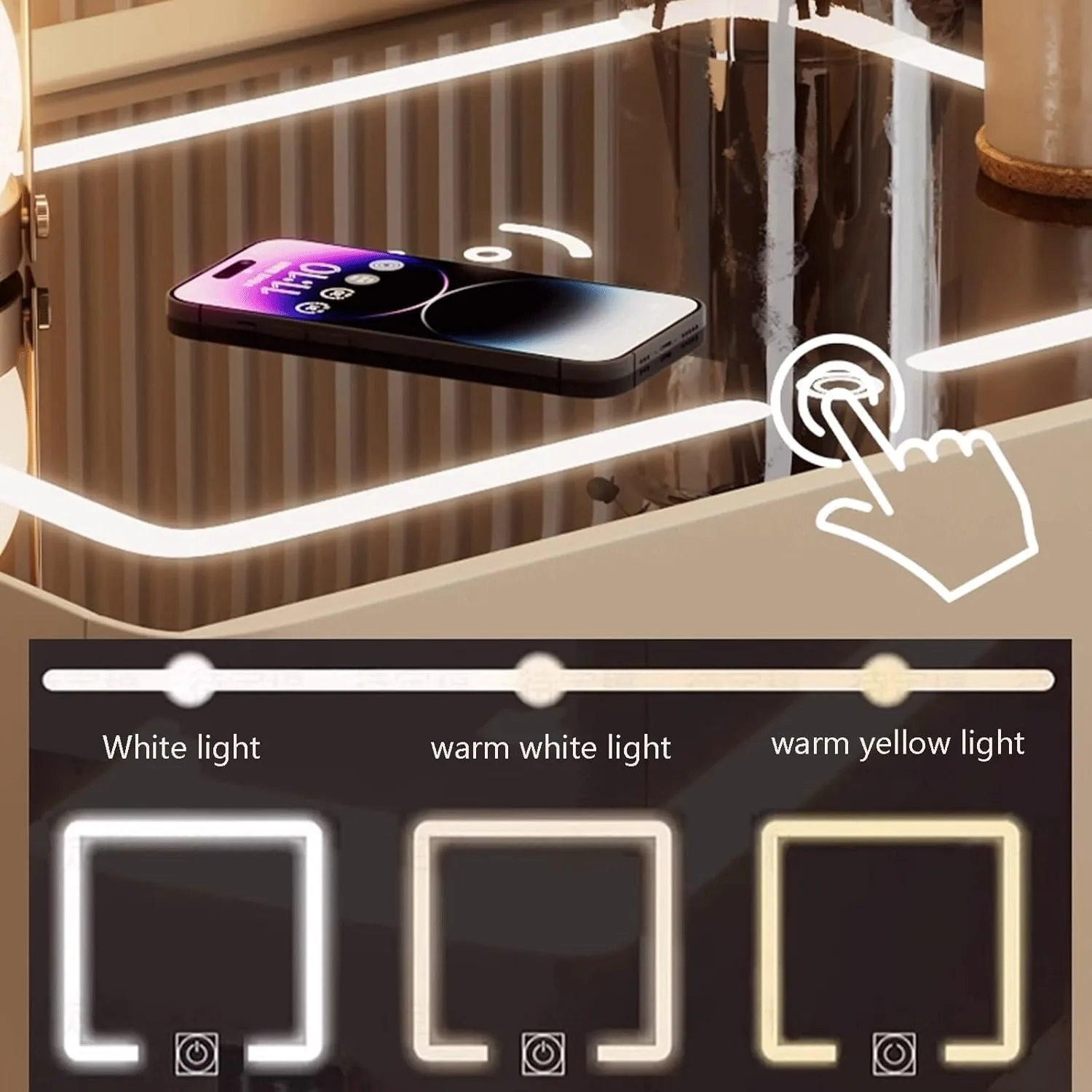 nightstand charging station lock 6