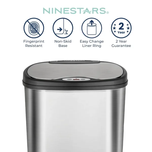 ninestars touchless trash can 4