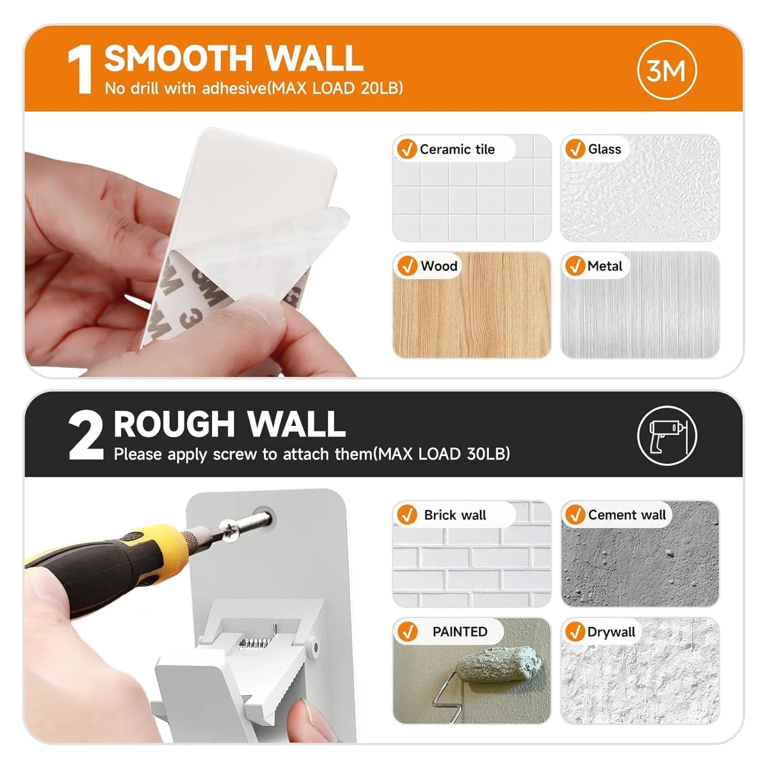 no drill curtain holder 7