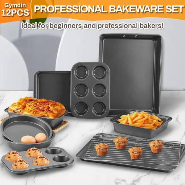 nonstick bakeware set 4