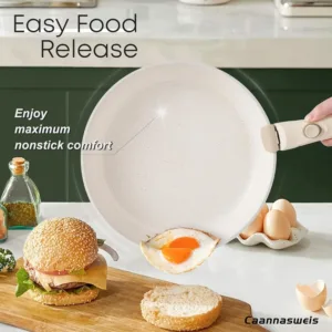 nonstick cookware set stackable 4