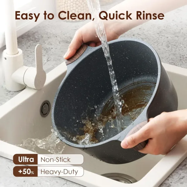 nonstick stock pot 4