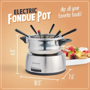 nostalgia electric fondue pot 2