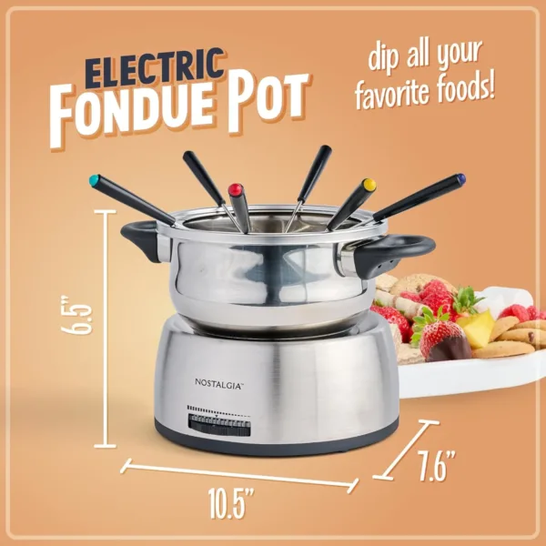 nostalgia electric fondue pot 2
