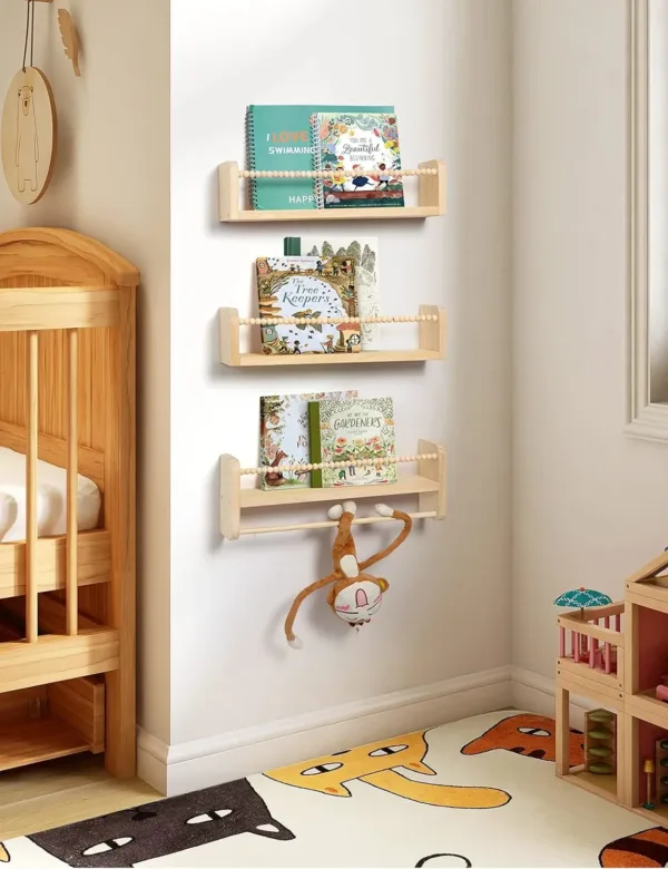 nursery floating shelves 2