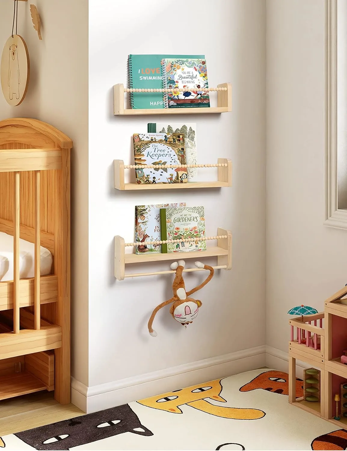 nursery floating shelves 2
