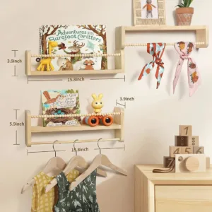 nursery floating shelves 3