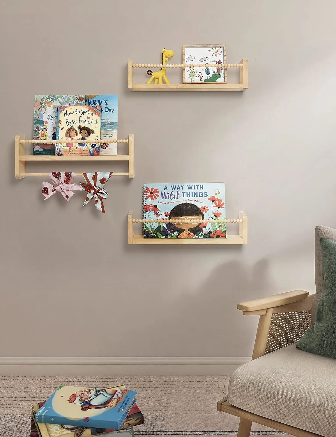 nursery floating shelves 7