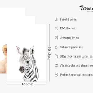 nursery wall art safari 2