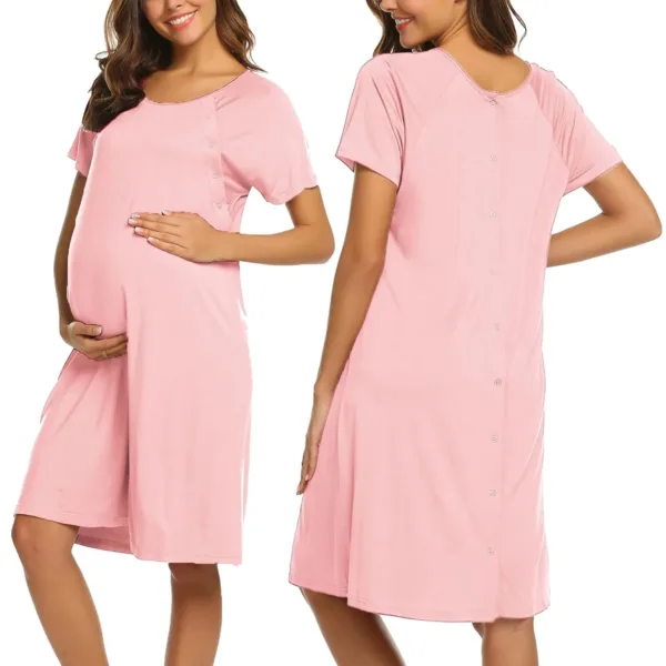 nursing delivery gown 1
