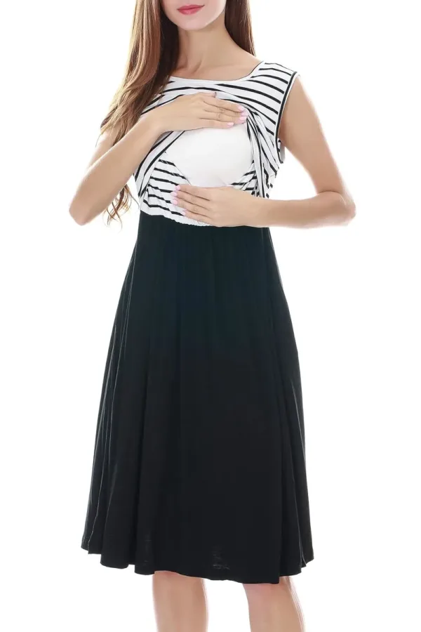 nursing dress sleeveless 3