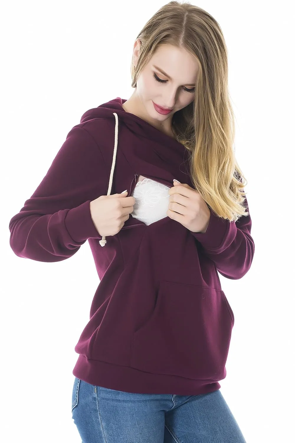 nursing hoodie breastfeeding 2