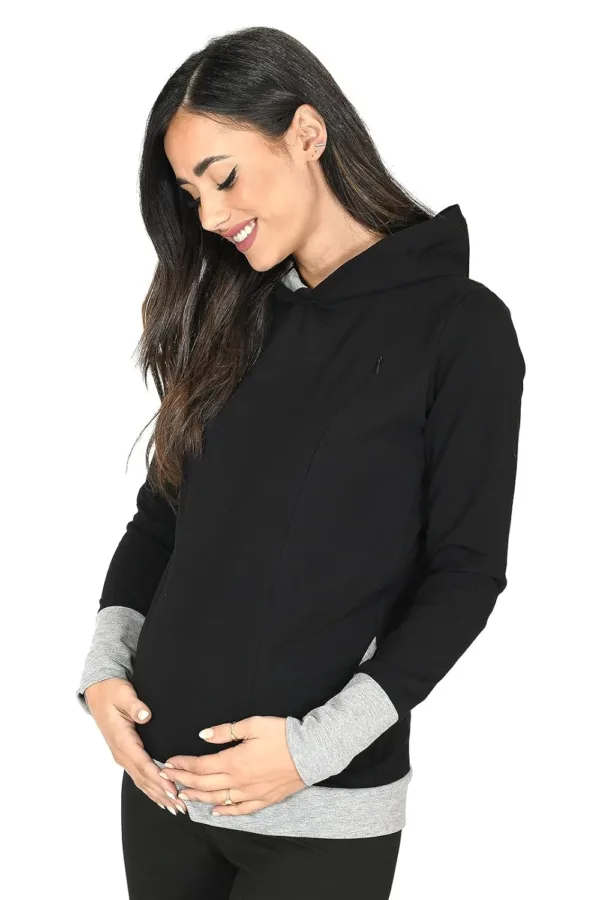 nursing maternity jumper hoodie 1