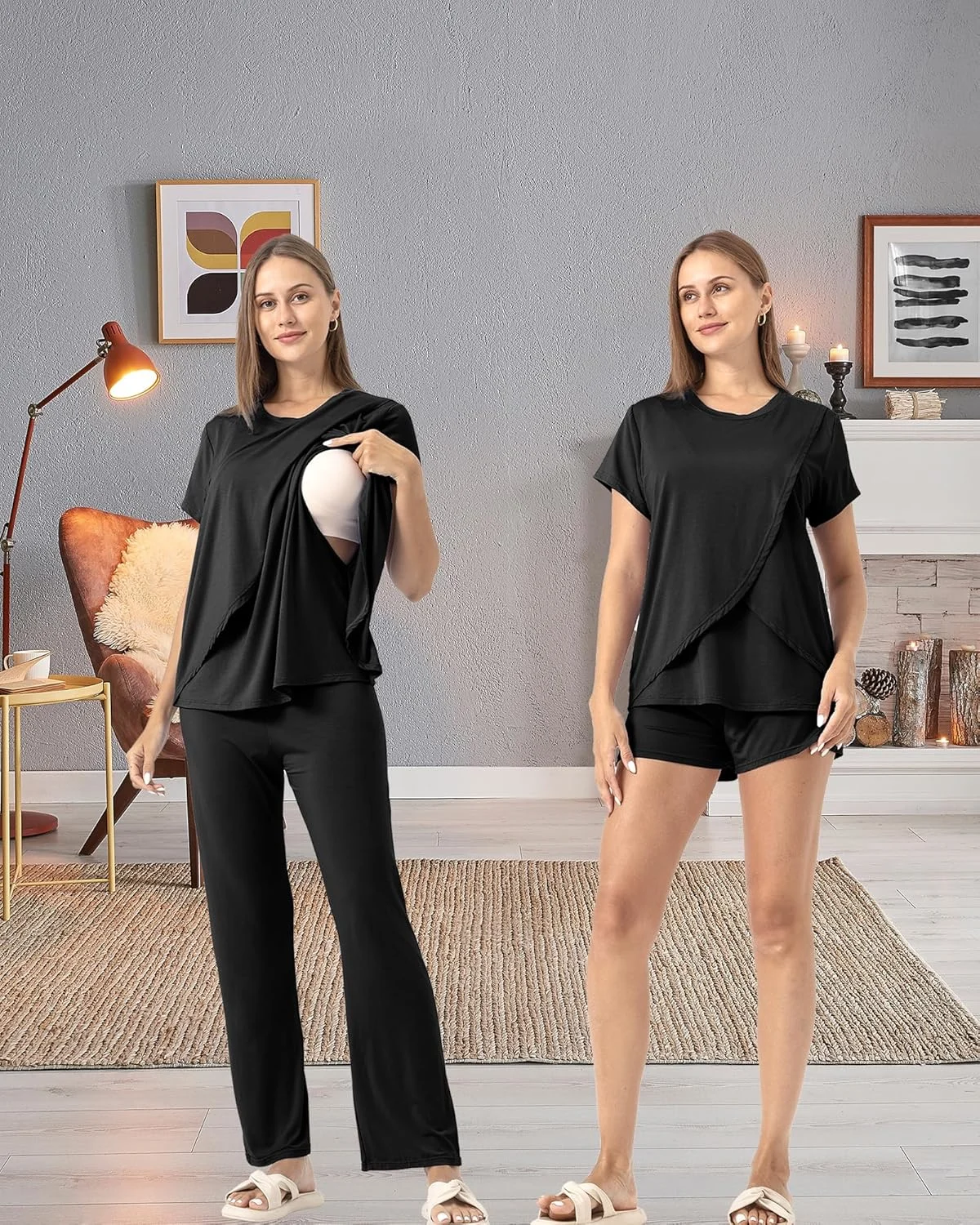 nursing pajamas set 2