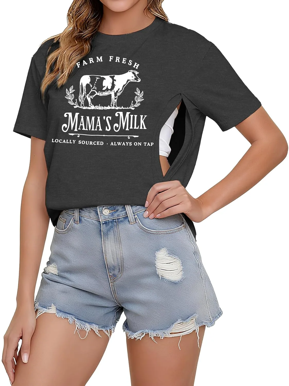 nursing shirt breastfeeding top 1