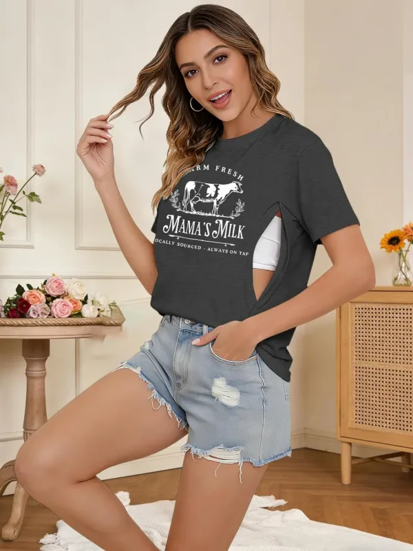 nursing shirt breastfeeding top 2