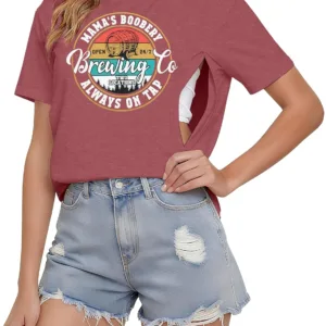 nursing shirt breastfeeding top 7