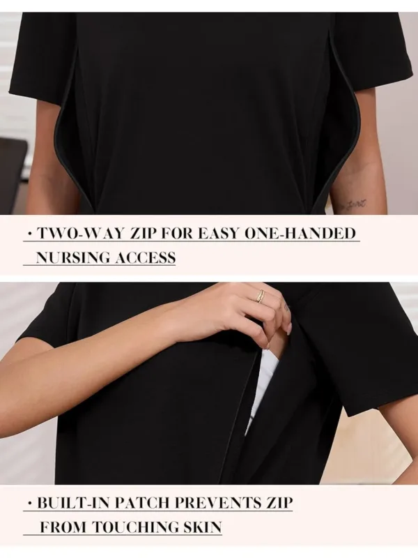 nursing shirt oversized 2