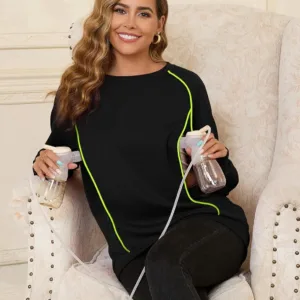 nursing sweatshirt breastfeeding maternity 2