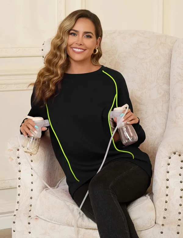 nursing sweatshirt breastfeeding maternity 2