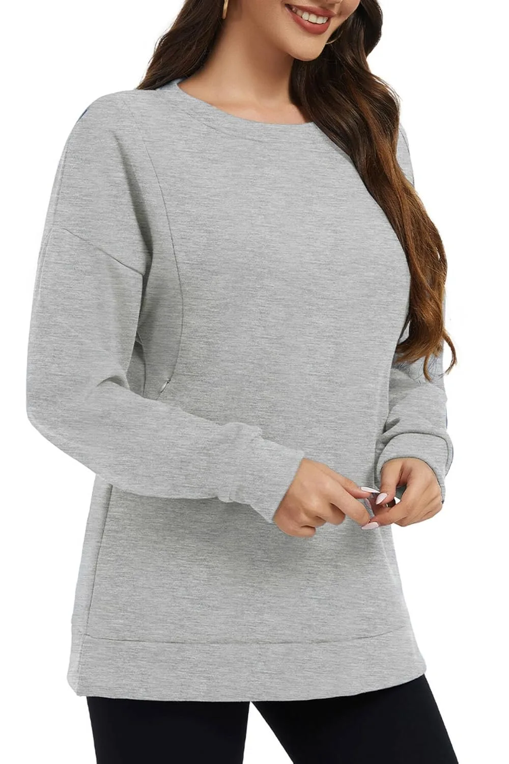 nursing sweatshirt breastfeeding top 1