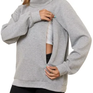 nursing sweatshirt maternity top 1
