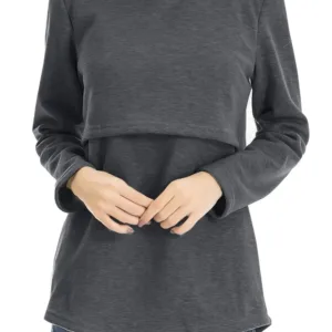 nursing tops fleece 1