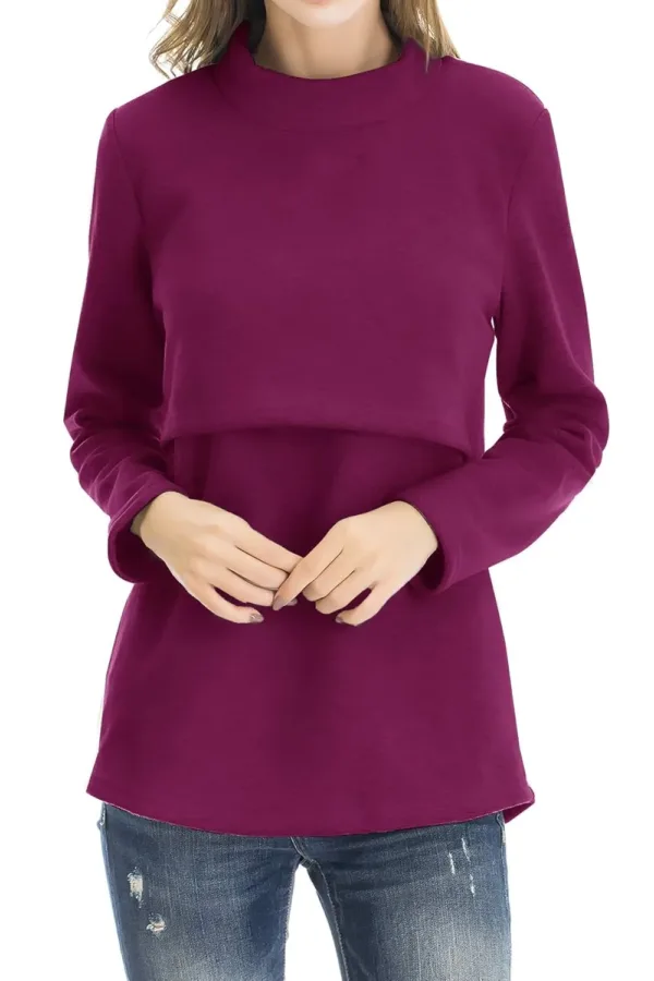 nursing tops fleece 3