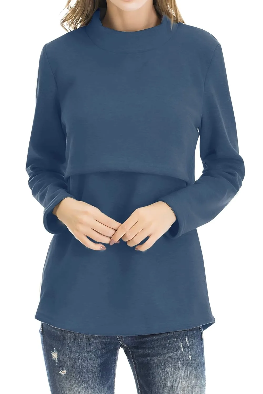 nursing tops fleece 4