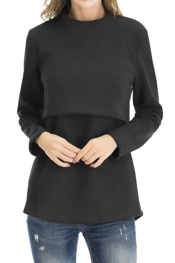 nursing tops fleece 6
