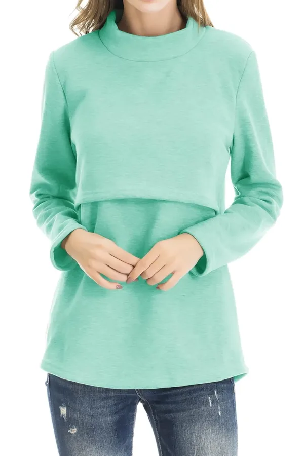 nursing tops fleece 7