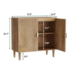 oak sideboard cabinet 2