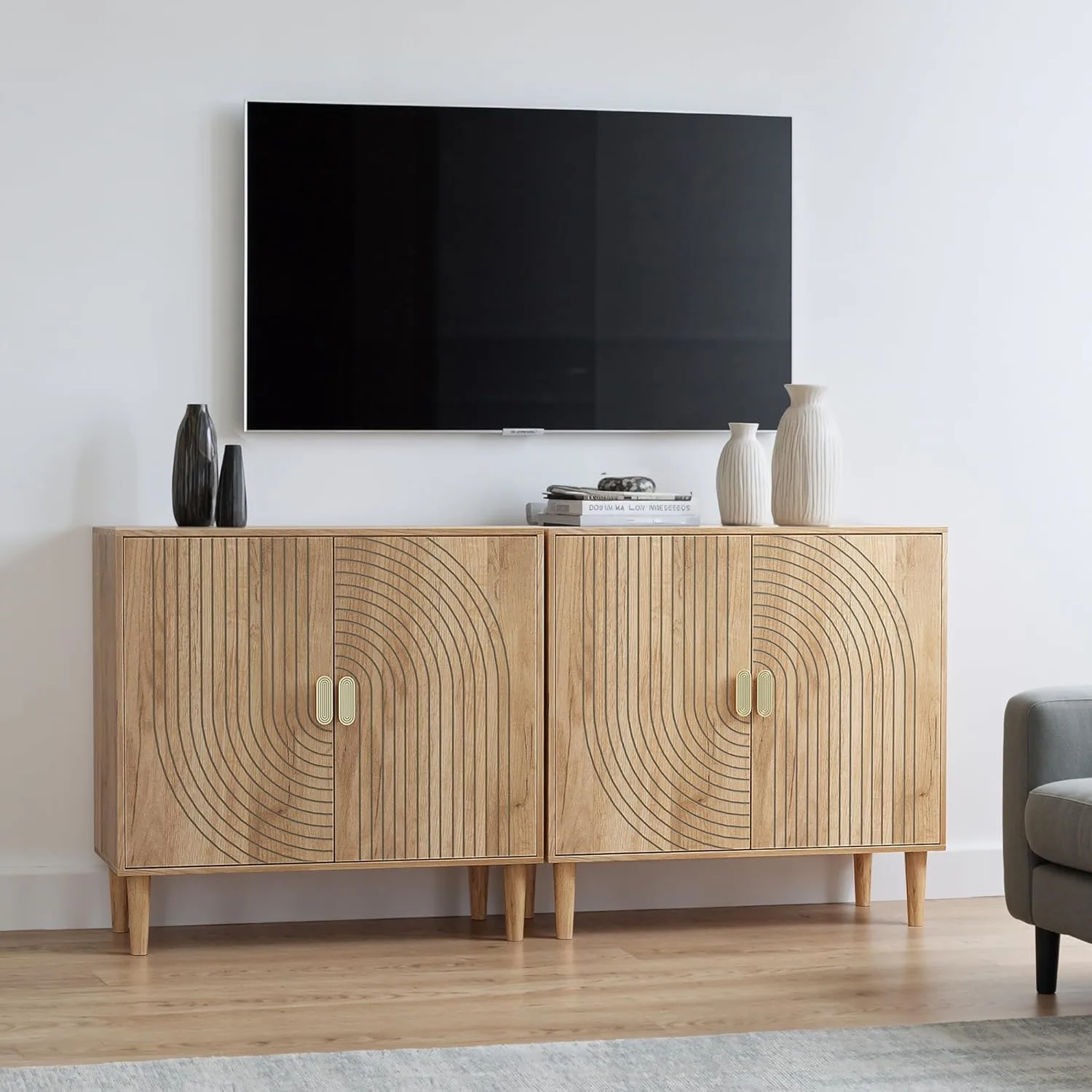 oak sideboard cabinet 3