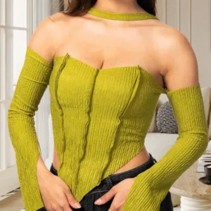 off shoulder crop top 1