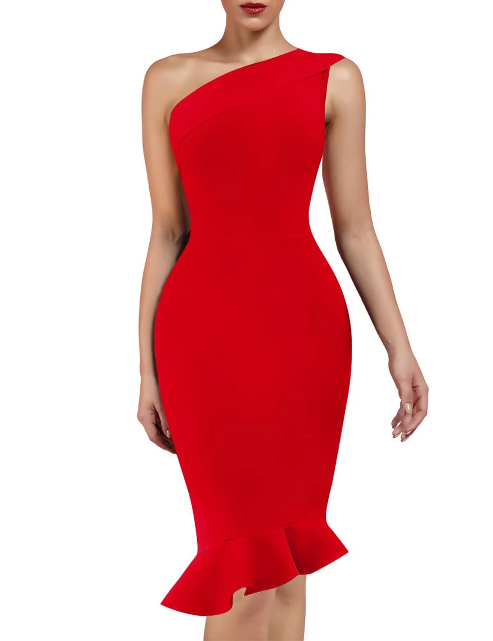 one shoulder bodycon dress 6