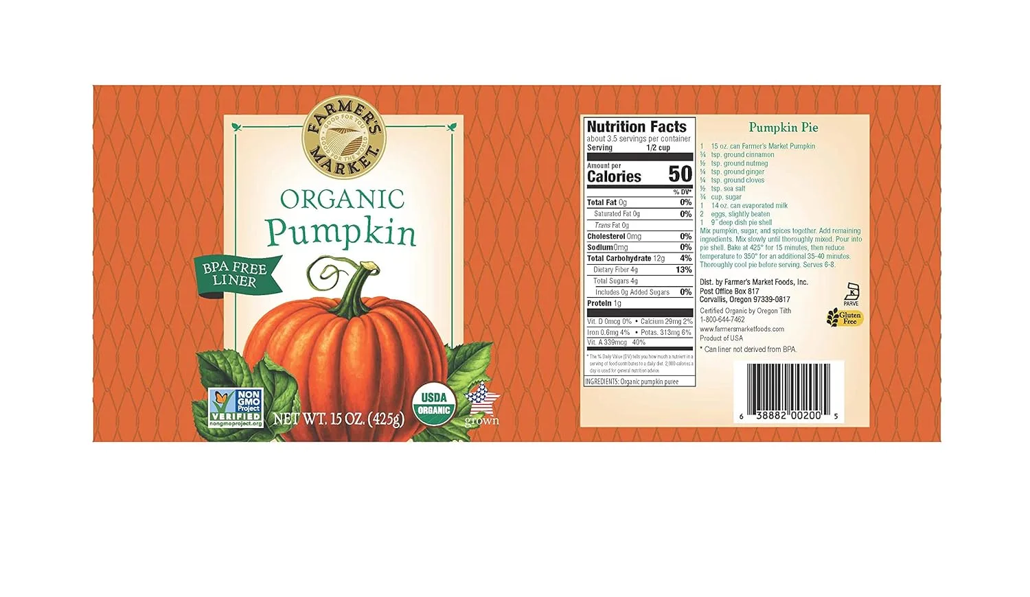 organic canned pumpkin 2