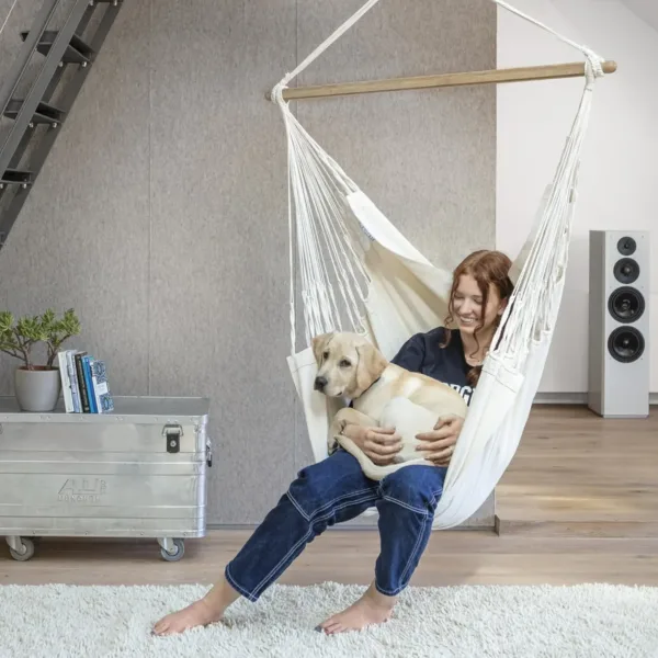 organic cotton hammock chair 2