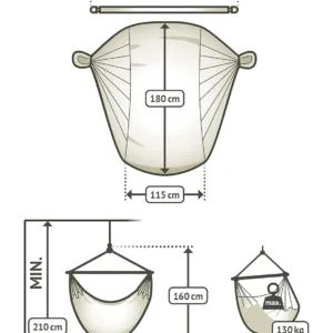 organic cotton hammock chair 3