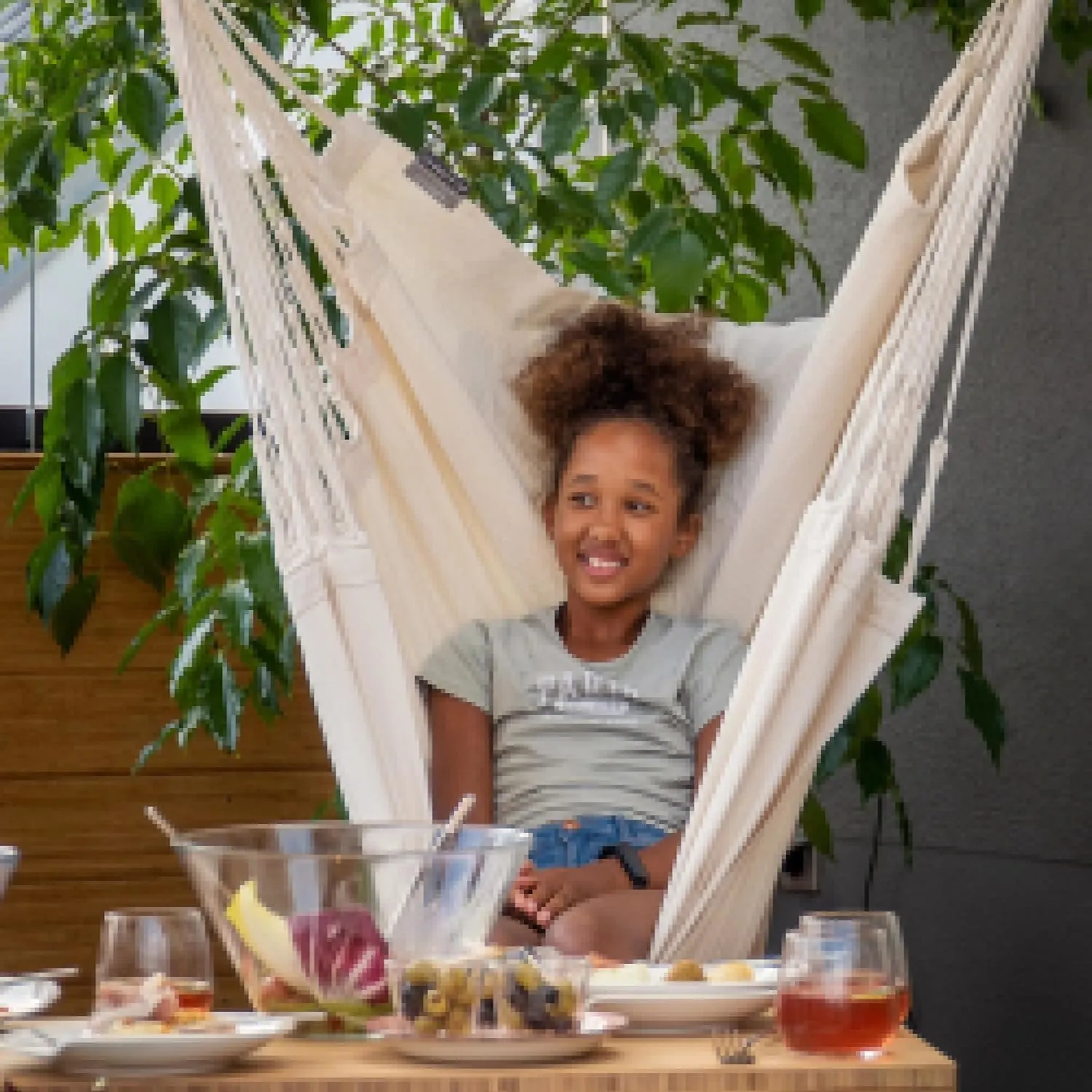 organic cotton hammock chair 4