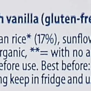 organic rice vanilla drink 3