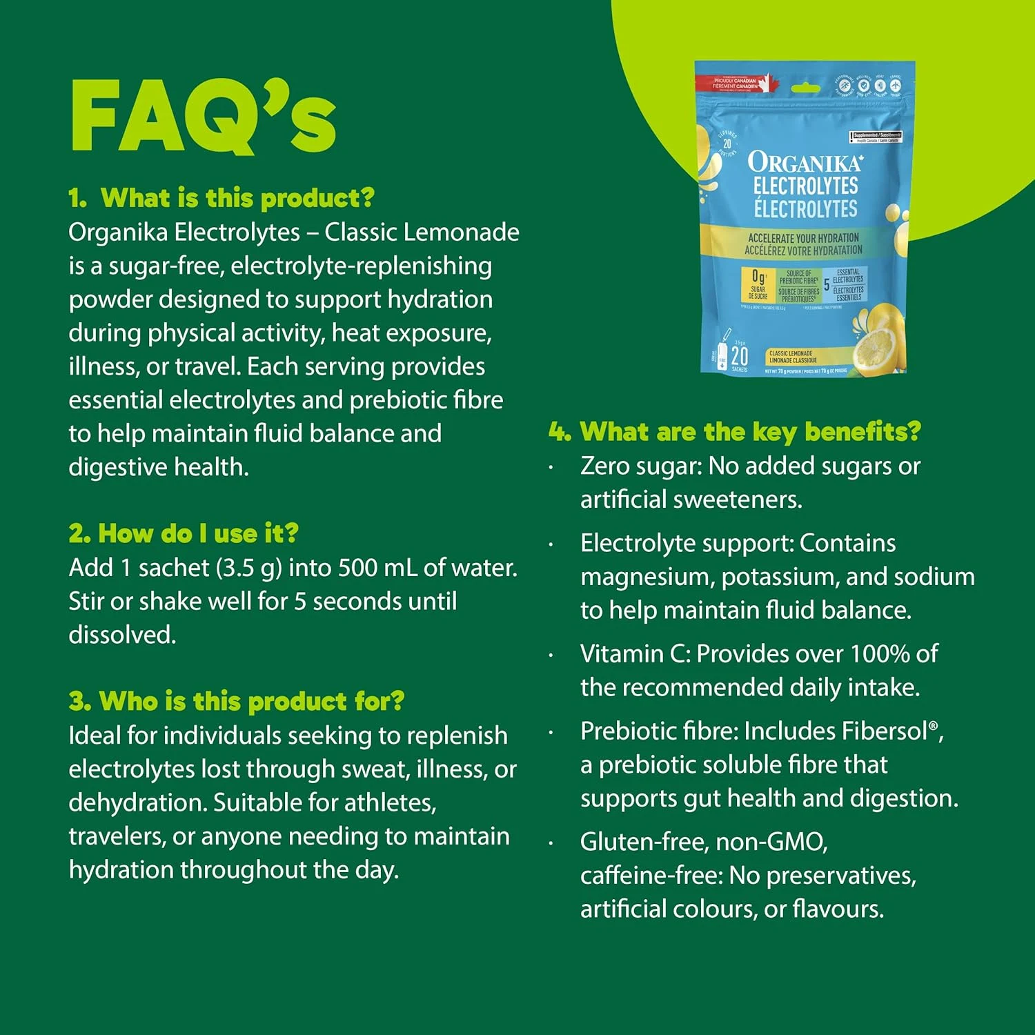 organika electrolytes lemonade 5