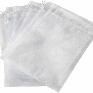 organza bags white 1