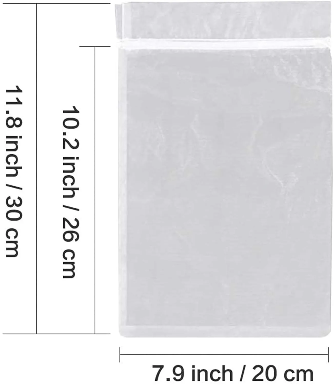 organza bags white 2