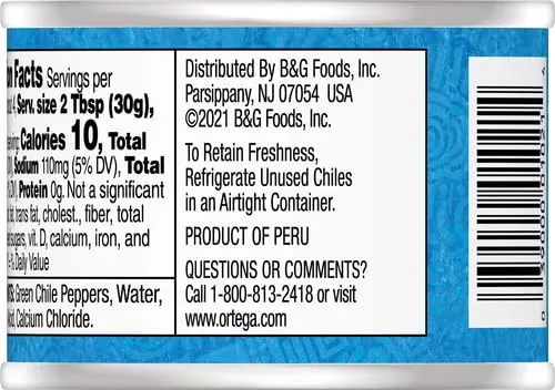 ortega diced green chiles 2