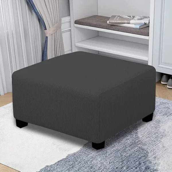 ottoman cover stretch footstool 2